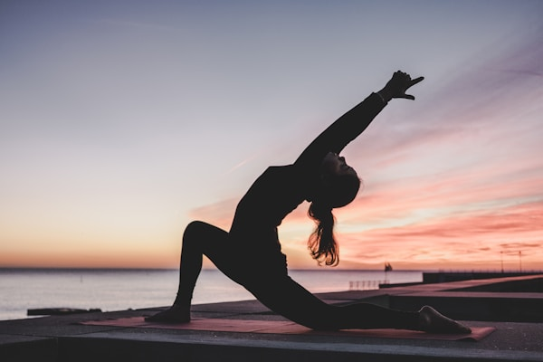 Beach yoga spot